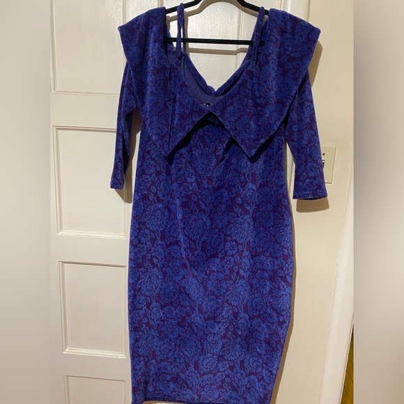 Hilary MacMillan Cuff Sweater Dress Plus Size 2X - Picture 6 of 7